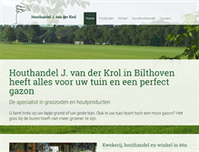 Tablet Screenshot of jvdkrol.nl